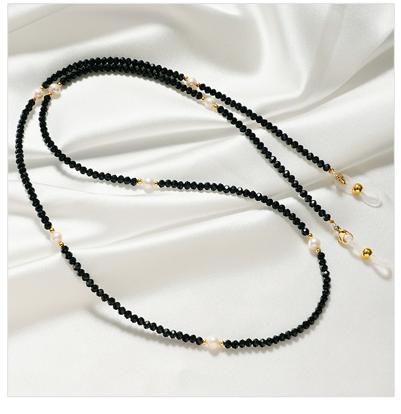 Sunglass Retainer Cord - سلسلة نظارات كريستال لؤلؤية، نظارات شمسية